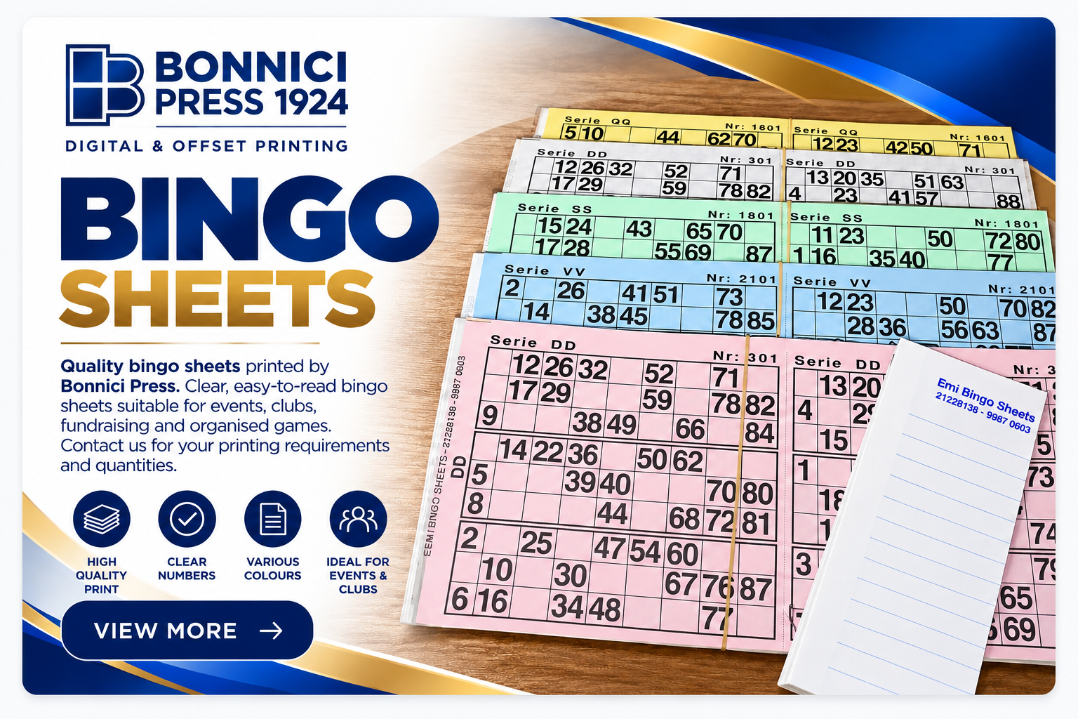 Bingo Sheets