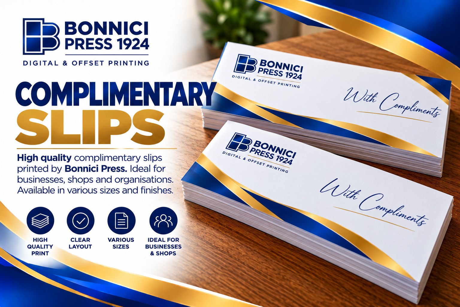COMPLIMENTARY SLIPS